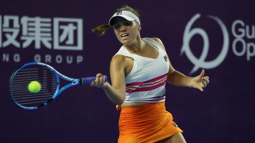 Sofia Keninová na turnaji v Kuang-čou 