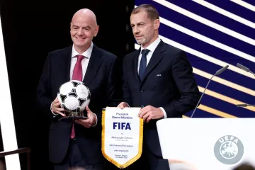 Gianni Infantino a Aleksander Čeferin