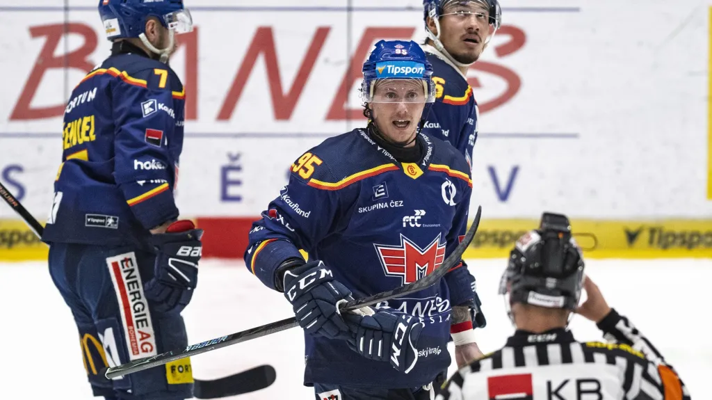 Budějovický útočník Nick Olesen