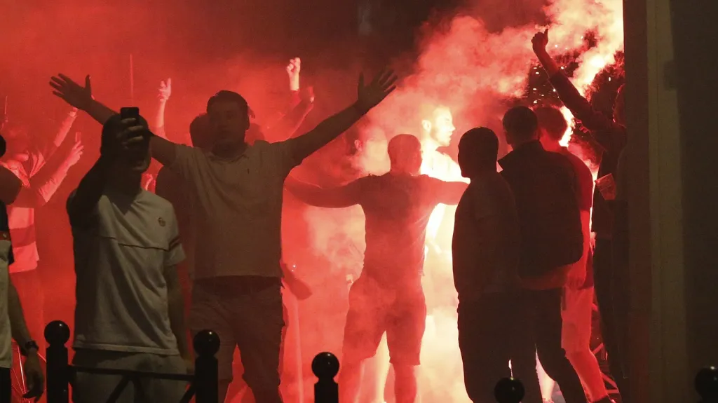 Fotbaloví výtržníci v Lille