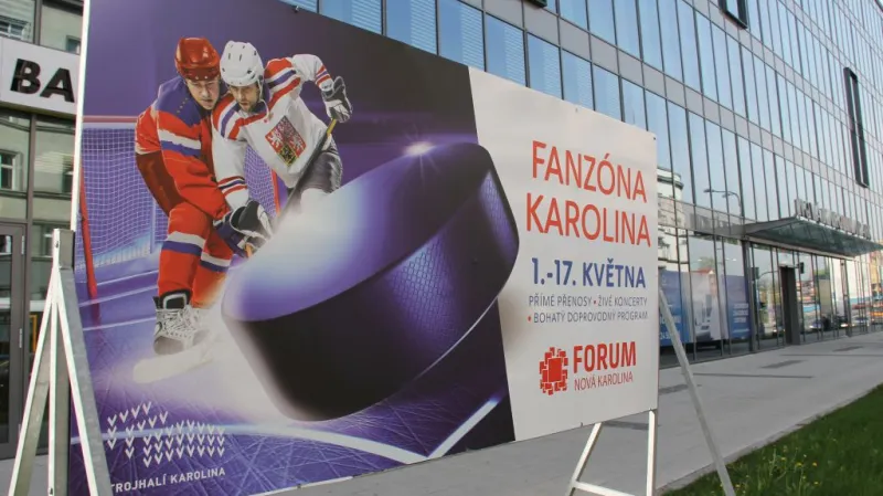 Reklamní banner na neoficiální fanzónu