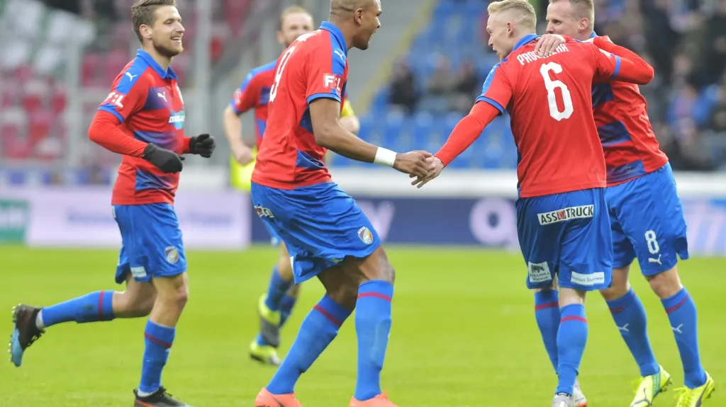 Radost fotbalistů Plzně