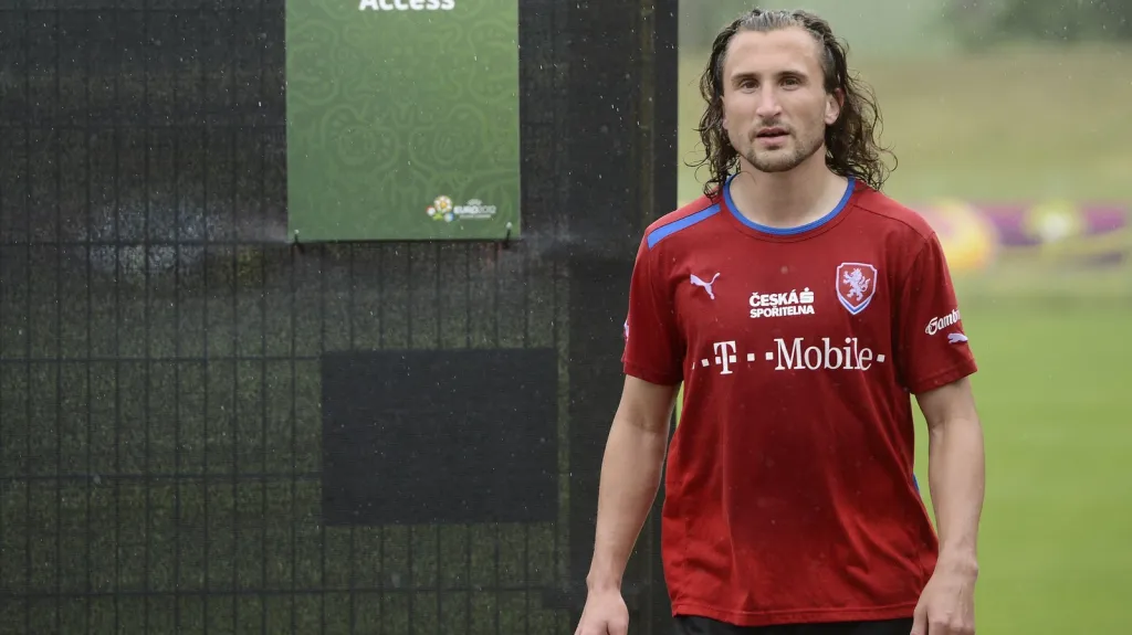 Jiráček na tréninku před Eurem