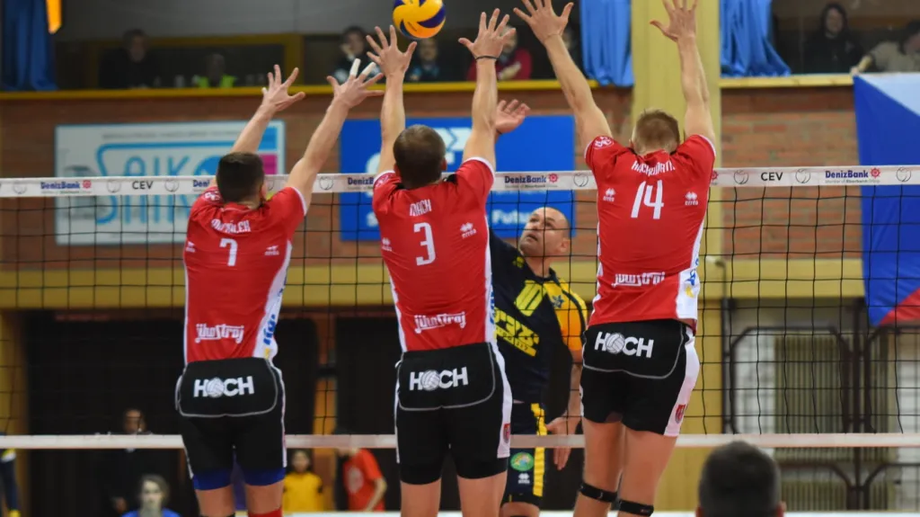 Volejbalisté českobudějovického Jihostroje