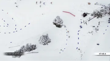 Závěr skiatlonu mužů na SP ve Falunu