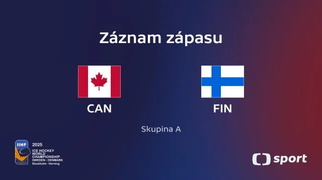 Záznam utkání Kanada – Finsko
