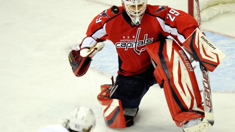 Tomáš Vokoun v zápase proti Tampě