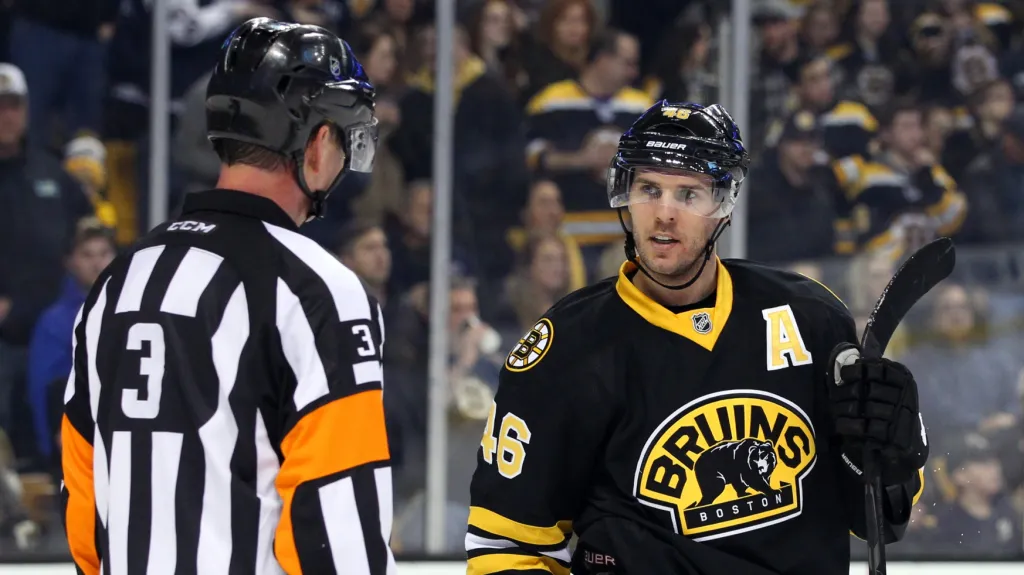 Útočník Bostonu David Krejčí