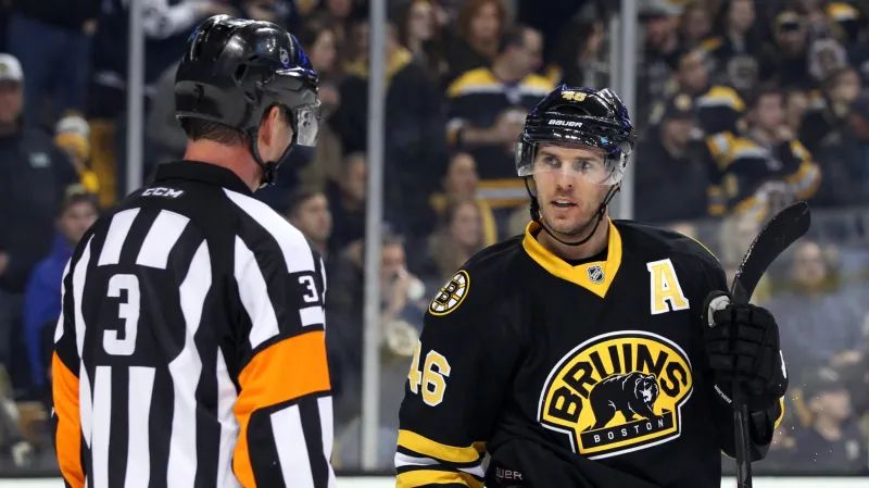 Útočník Bostonu David Krejčí