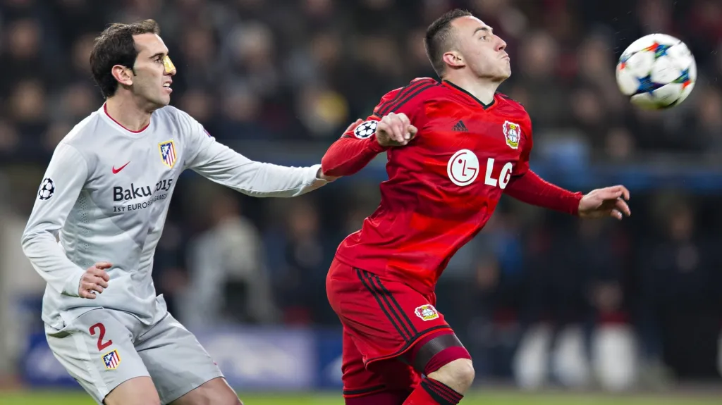 Utkání Leverkusen - Atlético