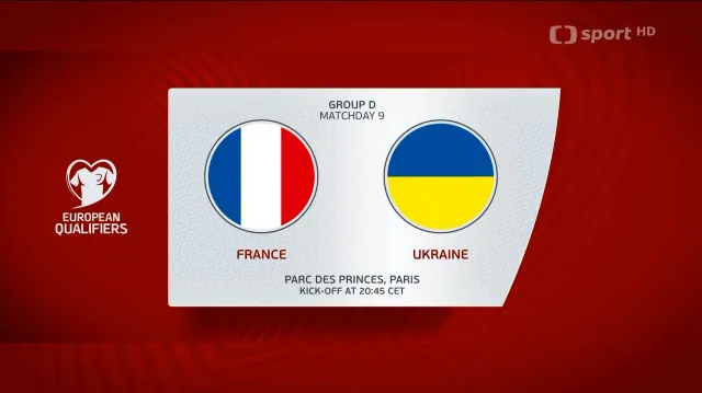 Sestřih utkání Francie – Ukrajina