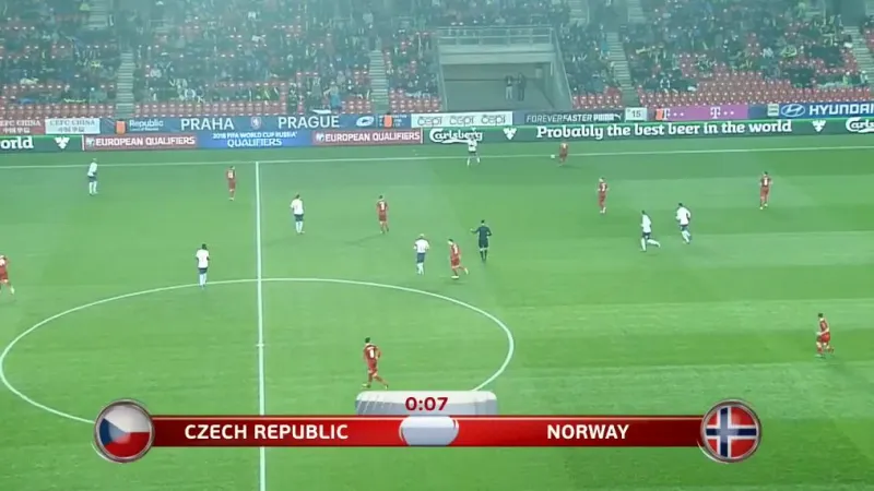 Sestřih utkání Česko - Norsko