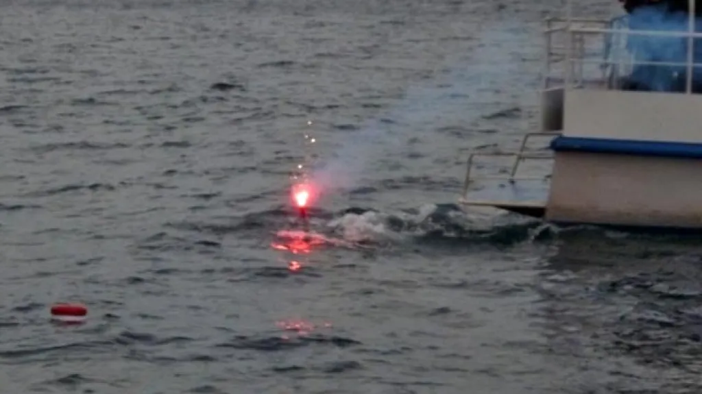 Zkouška olympijského ohně v Bajkalu