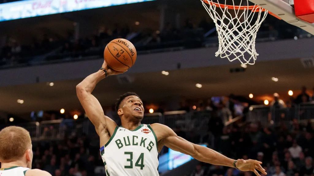 Giannis Antetokounmpo z Milwaukee Bucks