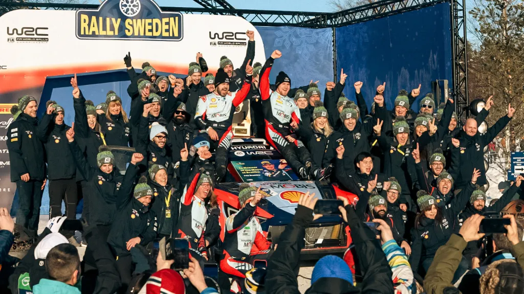 Vítěz Švédské rallye Esapekka Lappi