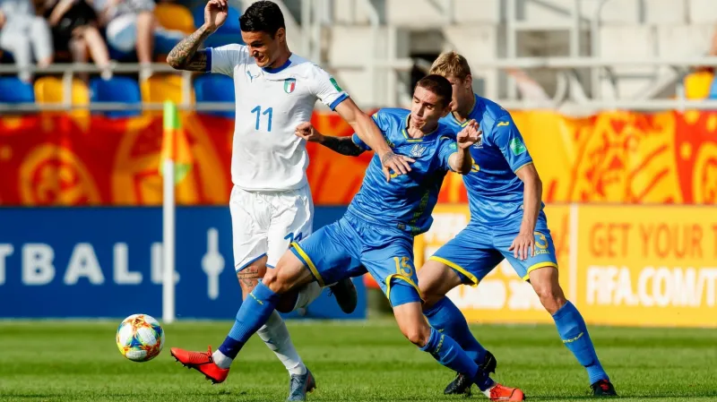 Sestřih semifinále MS do 20 let Ukrajina - Itálie