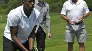 Usain Bolt ve Slavkově u Brna