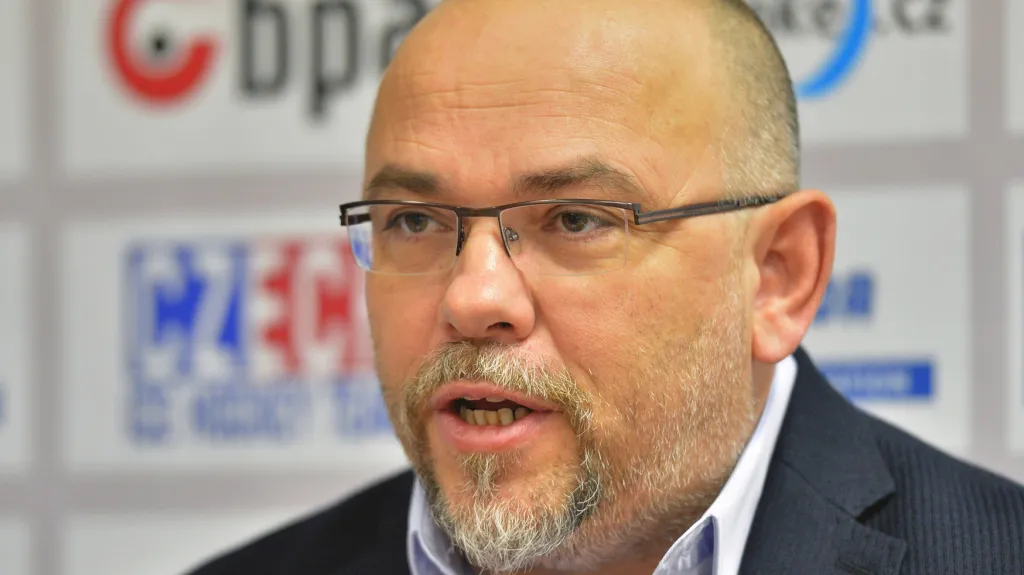 Trenér české reprezentace do 20 let Miroslav Přerost