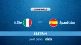 Sestřih utkání Itálie - Španělsko