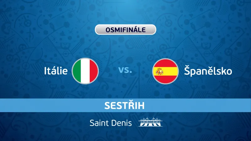 Sestřih utkání Itálie - Španělsko
