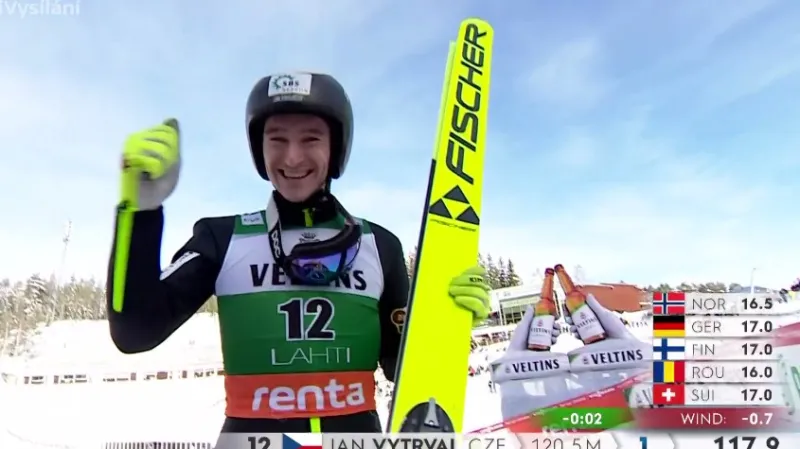 Skoky Vytrvala a Daňka při SP v Lahti