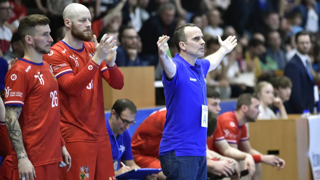 Trenér českých házenkářů Xavier Sabaté