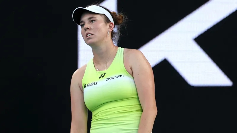 Linda Nosková v zápase s Wang Sin-jü