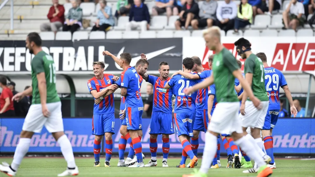 Radost fotbalistů Plzně