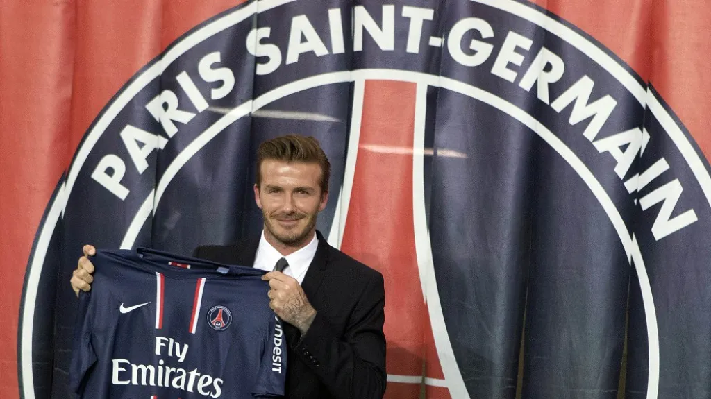 David Beckham s dresem nového zaměstnavatele