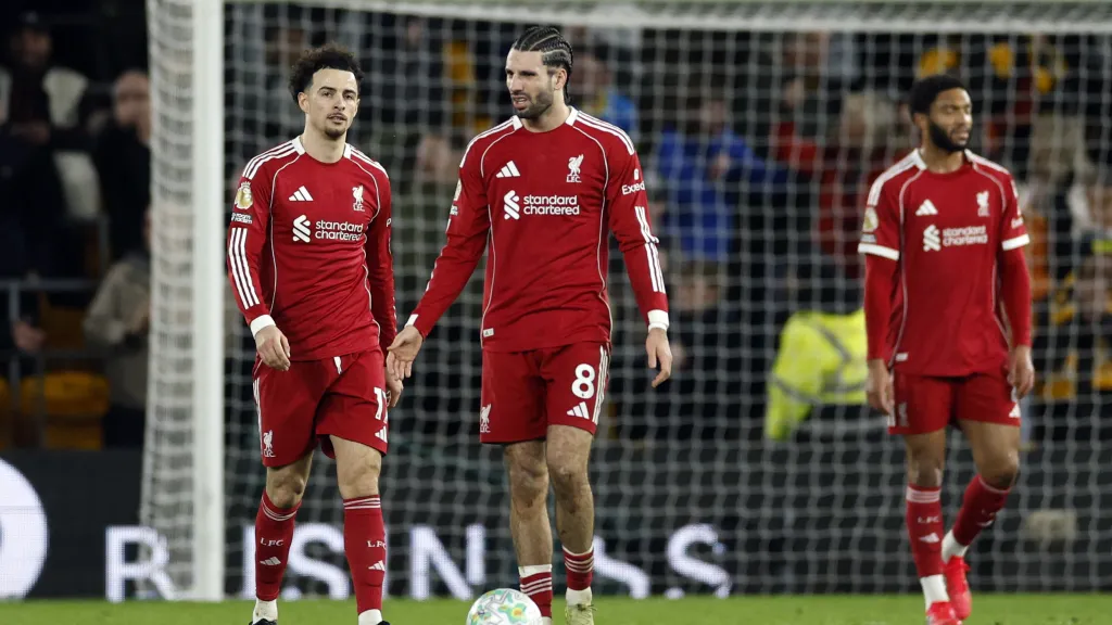 Zklamaní fotbalisté Liverpoolu