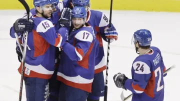 Radost slovenských hokejistů