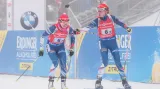 Sestřih štafety biatlonistek v Oberhofu