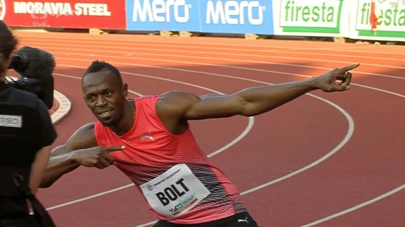 Bolt se na Zlaté tretře dostal pod 10 vteřin