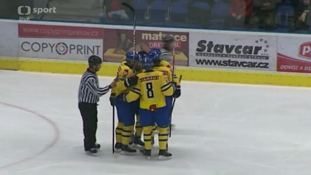 Hokejová dvacítka na přerovském turnaji prohrála se Švédskem