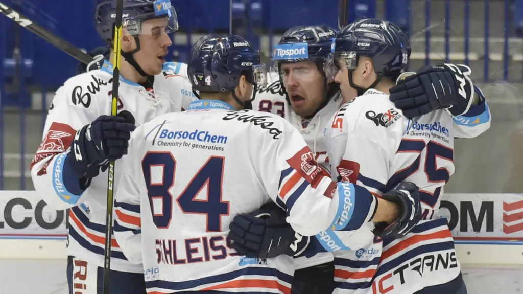 Radost hokejistů Vítkovic