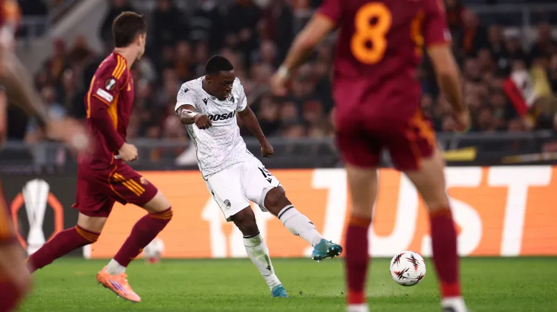 Plzeňský Souaré dává druhý gól AS Řím