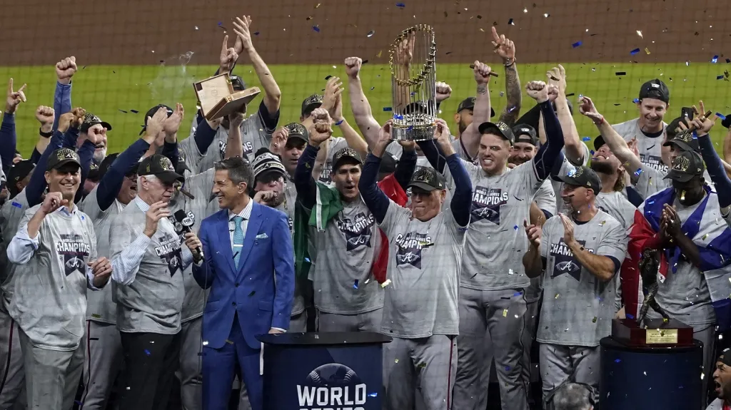 Baseballisté Atlanty po vítězství ve Světové sérii