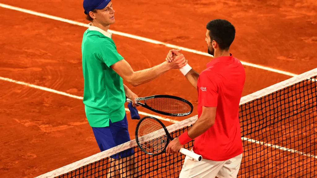 Jannik Sinner a Novak Djokovič