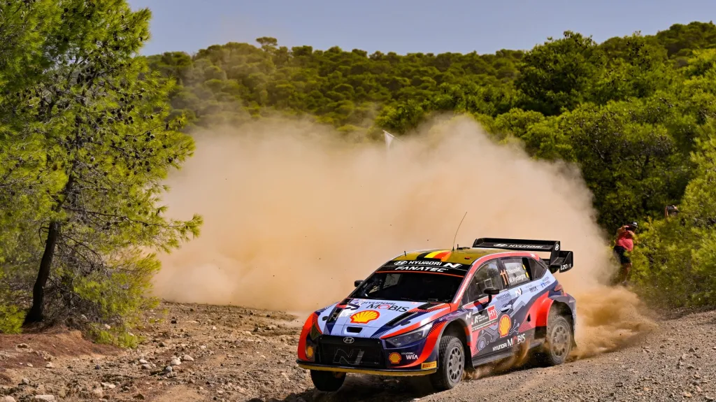 Thierry Neuville při Rally Akropolis
