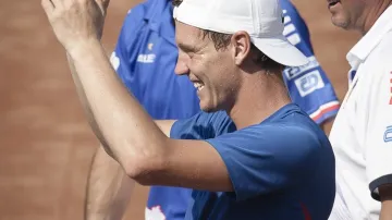 Tomáš Berdych, Radek Štěpánek a Jaroslav Navrátil