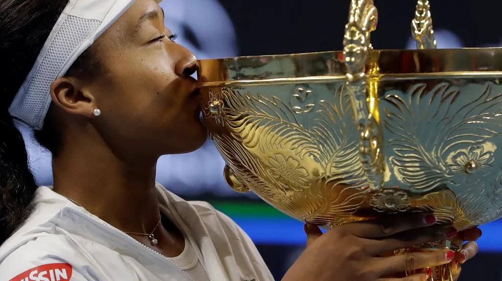 Vítězná Naomi Ósakaová 