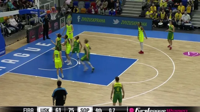 Basketbalistky USK se v Eurolize musely sklonit před Šoproní