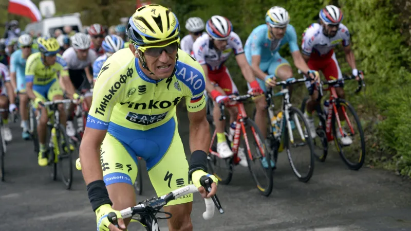 Roman Kreuziger v závodu Lutych-Bastogne-Lutych