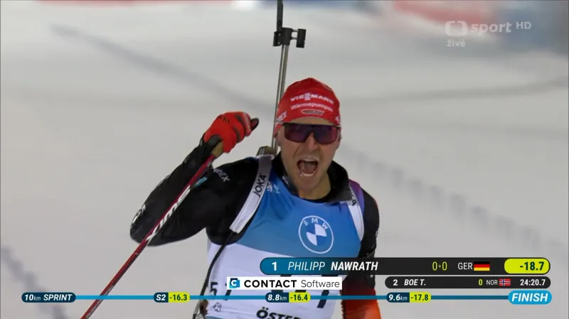 Sestřih sprintu biatlonistů v Östersundu