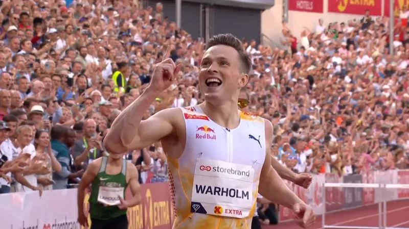 Warholm vylepšil rekord mítinku v Oslu v běhu na 400 metrů překážek