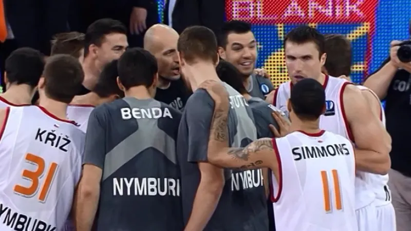 Sestřih basketbalu Nymburk - Virtus Řím