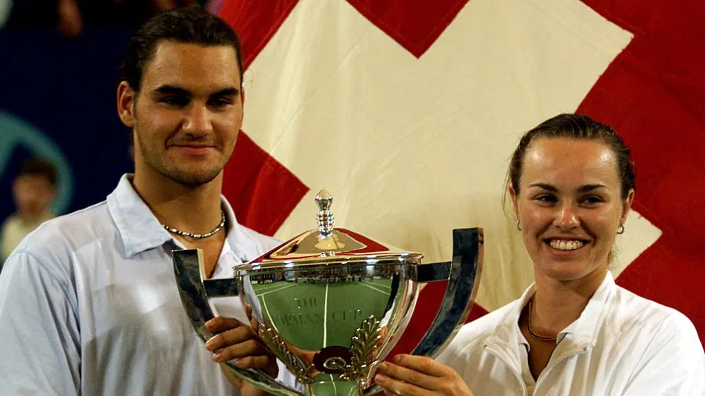 Roger Federer a Martina Hingisová