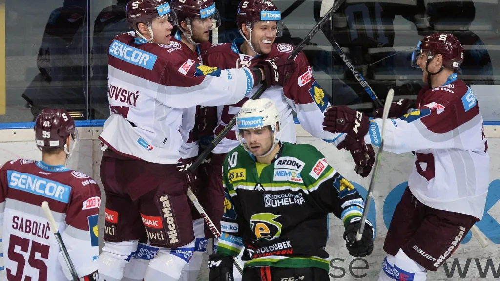 Radost sparťanských hokejistů