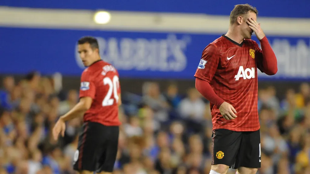 Robin van Persie a Wayne Rooney