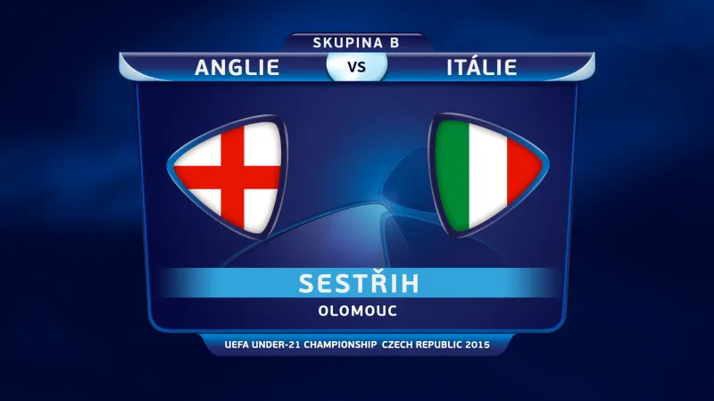 Sestřih utkání Anglie - Itálie